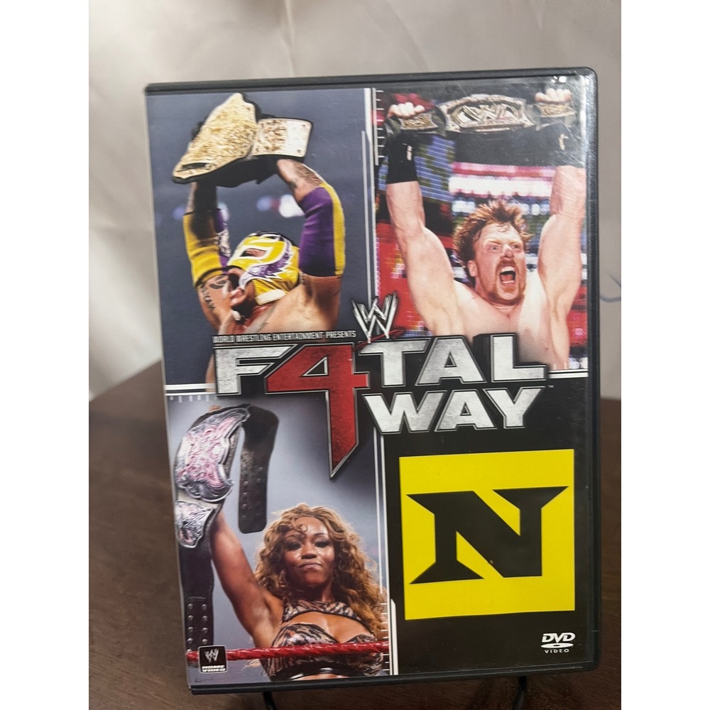 WWE Fatal 4 Way DVD 2010 John Cena Randy Orton CM Punk Excellent PPV Wrestling